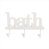Bath Clothes Hook Wall Plaque
