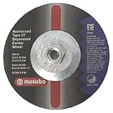 Metabo 16139 14 in. x 1/8 in. x 1 in. A24N Type 1 LARGE Wheels For Steel/Rail Track Quantity in Box 10