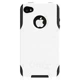 OtterBox Commuter Series Hybrid Case for AT&T and Verizon iPhone 4 (White/Black)