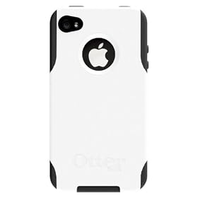 OtterBox Commuter Series Hybrid Case for ATandT and Verizon iPhone 4 (White/Black)