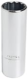 Stanley Proto J5328M 1/2-Inch Drive Deep Socket, 28mm, 12 Point by Stanley-Proto