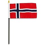 US Flag Store Norway Flag, 4 by 6-Inch