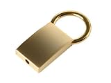 Rich Gold Tone Classy Keychain Keyring