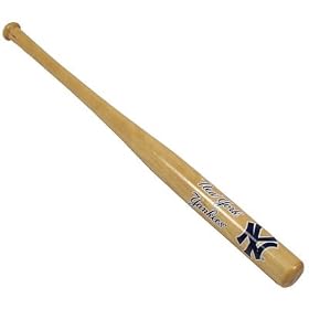 NEW YORK YANKEES OFFICIAL LOGO MINI 18 BASEBALL BAT NEW YORK YANKEES OFFICIAL LOGO MINI 18