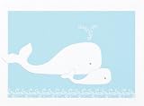C.R. Gibson Thank You Notes, 10 Boxed, Whales