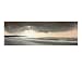 The Beach, a triptych, center panel Scenic Giclee Poster Print by Darren C Sturgis, 10x8