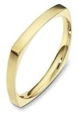 2.5mm modern gold wedding band ring (14K Gold)