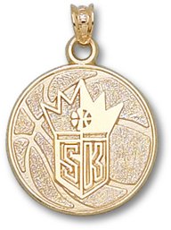 Sacramento Kings Basketball 3/4" 14K Charm/Pendant