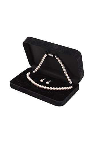 (モノワール) MONOIR 喪服 レディース 礼服 日本製 マグネット ネックレス イヤリング 2点 セット イケチョウ貝 シェルパール 真珠 パール直径8mm kp8mn01 ホワイト