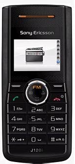 SIM Free Unlocked Sony Ericsson J120i Night Black Mobile Phone