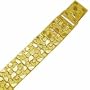 14Kt Yellow Gold Smart Nugget Men's Bracelet