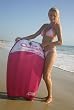 Surfster S3 Limited Inflatable Bodyboard / Boogie Board (Pink) with free Pump