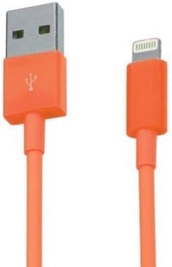 Blackangel Authentic Genuine OEM Charger USB 3ft Cable Cord for Apple iPhone 5 / 5S / 5C(Orange)