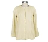Boyne Valley Weavers Irish Merino Wool Jacket W/pockets Natural