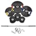 Hampton Fusion 300 lb Urethane Coated Rotational Grip Olympic Plate Set