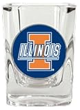 Illinois Illini Square Shot Glass