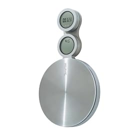 Duo 11 Pound Wall Mount Kitchen Scale with Clock Timer by Terraillon