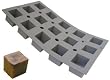 de Buyer Elastomoule Flexible Mold, Cube 35mm x 35mm x 35mm (1-3/8" x 1-3/8" x1-3/8"), 15 Cavities de Buyer Elastomoule Flexible Mold, Cube 35mm x 35mm x 35mm (1-3/8" x 1-3/8" x1-3/8"), 15 Cavities