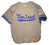 Montreal Royals Road Gray Replica #9 Throwback Jersey