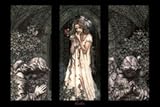 Victoria Frances Triptych Goth Fantasy New Art Poster Print - 24