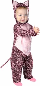 Baby Infant Pink Leopard Halloween Costume 12-18M 