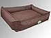 Hundebett Max Gr.XXL - 125x100 cm Braun mit sehr robustem Cordura Stoff. Versandkostenfrei !!!