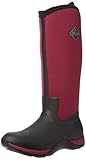 MuckBoots Women's Arctic Adventure Boot,Black/Maroon,8 M US