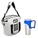 Kuuma Products Kuuma 22 Quart Soft-Sided Cooler W/sealing Zipper - Waterproof Coated Nylon & Free 20oz Tumbler W/blu