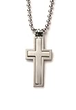 Urban Heroes Stainless Steel Cross Pendant 20 Chain