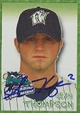 Sean Thompson, Fort Wayne Wizards - Padres Affiliate Autographed Card