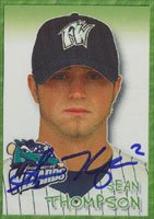 Sean Thompson, Fort Wayne Wizards - Padres Affiliate, 2004 Instant Copy Autographed Card