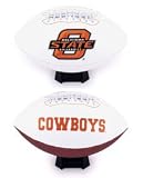 Oklahoma State Cowboys Full Size Embroidered Football - COLLEGE ATHLETICS Sports Merchandise