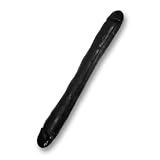 Produkt-Bild: Belgo Prism - GAD02 Double Header Dong Black - Doppel Dildo schwarz mit ausgepr&auml;gter &Auml;derung am Schaft und Eichel - ca. 30,5 cm lang - &Oslash;&nbsp;ca 3,5 cm