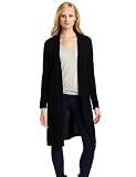 Sofie Women's Open Front 100% Cashmere Cardigan, Black, Small