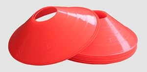 Cintz Half Cone Markers (Set of 12), 2-Inch, Orange