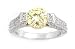 Jewelry : 1 STONE ROUND CUBIC ZIRCONIA RING