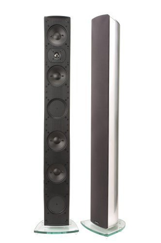 Definitive Technology Mythos 1 Tower Speaker (Single, Silver) Definitive Technology Mythos 1 Tower Speaker (Single, Silver)