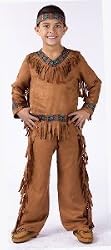 American Indian Boy Large Costume Child Clothes Size 12-14