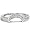 .75CT White Gold Curve Notched Diamond Enhancer 14K