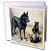 Dogs Schipperke - Schipperkes - Greeting Cards-12 Greeting Cards with envelopes