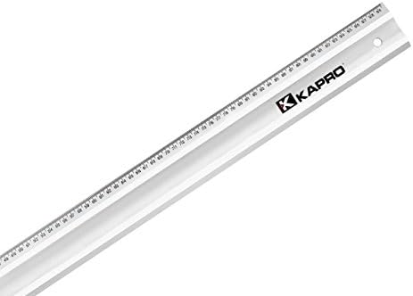 Kapro 310-60 60 Cm. Aluminum Straight Edge With Single Edge Metric Markings