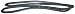94-97 HONDA ACCORD REAR DOOR WEATHERSTRIP LH (DRIVER SIDE), Sedan Rubber, For USA & JAPAN Built Cars (1994 94 1995 95 1996 96 1997 97) H450902 72850SV1003