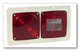 SMALL TRAILER LIGHTING,RED, VERSALITE RECESSED MOUNT,LH, RETAIL PACK
