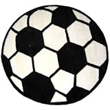 LA Rugs Fun Rugs Shape Collection- Soccerball