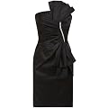 Satin Bandeau Cocktailkleid Abendkleid 2 Farben Gr. 34-42 - Bitte beachten Sie bitte UNSERE Mass-Angaben in der Gr�ssen-Tabelle LINKS neben der Gr�ssen-Auswahl bei den Bildern!