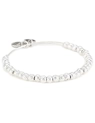 Alex and Ani Bangle Bar "Euphrates" Shiny-Silver Expandable Bracelet