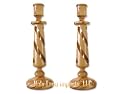 Pair of Hollow Twist Candle Holders