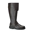 Low Heel Pirate Brown Captains Boot MENS SIZING Theatre Costumes Accessory