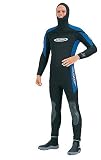 Tilos 7mm Men's Silver Armor Platinum Semi Dry SuperStretch Hooded Full Suit Wetsuit