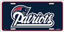 New England Patriots License Plate
